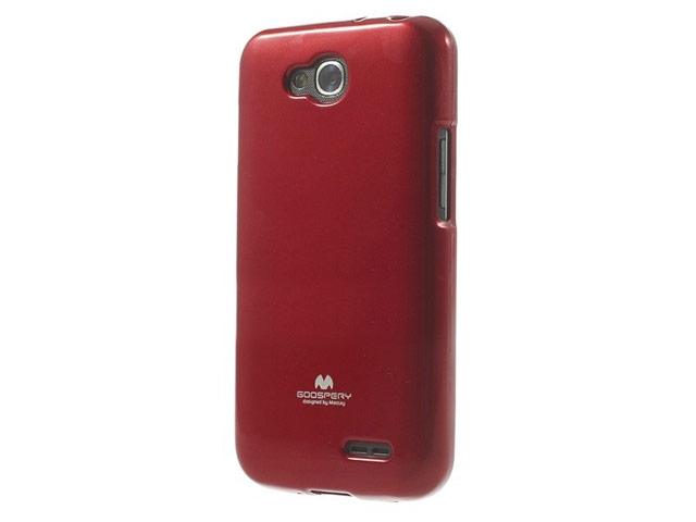 Чехол Mercury Goospery Jelly Case для LG L90 D410 (красный, гелевый)