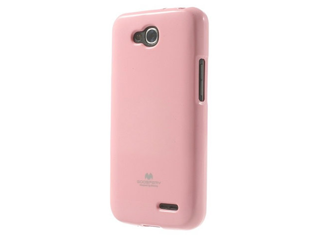 Чехол Mercury Goospery Jelly Case для LG L90 D410 (розовый, гелевый)