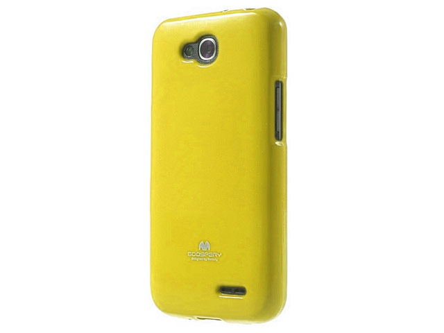 Чехол Mercury Goospery Jelly Case для LG L90 D410 (оранжевый, гелевый)