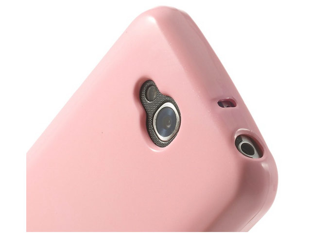 Чехол Mercury Goospery Jelly Case для LG L90 D410 (синий, гелевый)