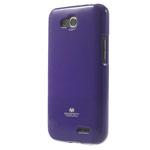 Чехол Mercury Goospery Jelly Case для LG L90 D410 (фиолетовый, гелевый)