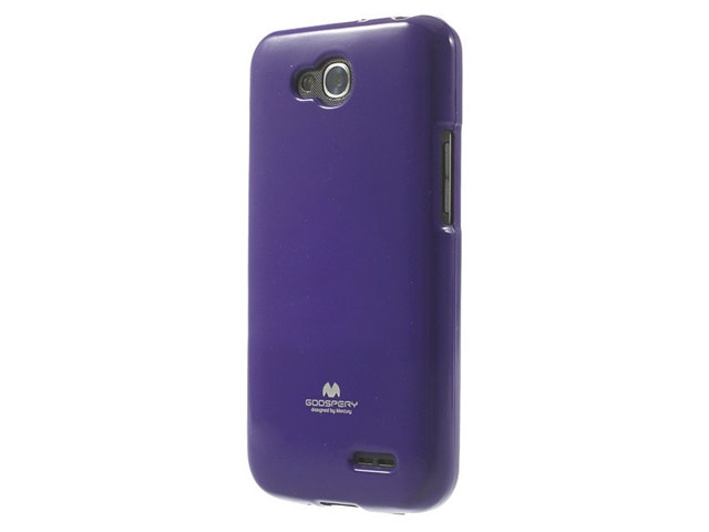 Чехол Mercury Goospery Jelly Case для LG L90 D410 (фиолетовый, гелевый)