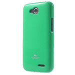 Чехол Mercury Goospery Jelly Case для LG L90 D410 (бирюзовый, гелевый)