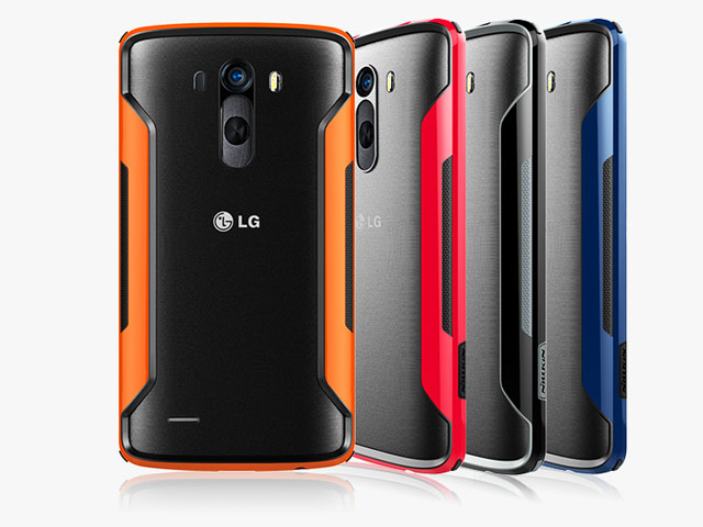 Чехол Nillkin Armor-Border series для LG G3 D850 (синий, пластиковый)