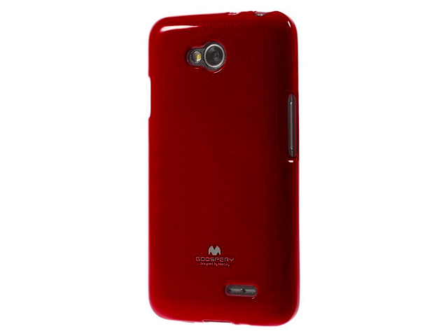Чехол Mercury Goospery Jelly Case для LG L70 D325 (красный, гелевый)