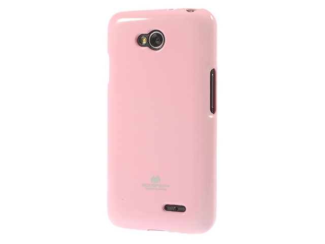 Чехол Mercury Goospery Jelly Case для LG L70 D325 (розовый, гелевый)