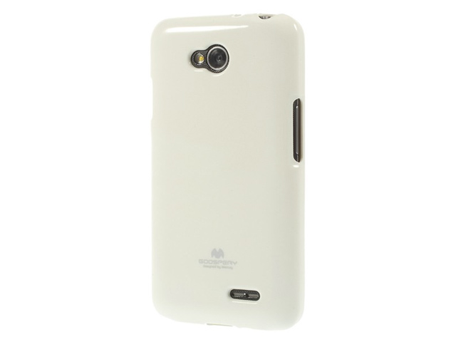 Чехол Mercury Goospery Jelly Case для LG L70 D325 (белый, гелевый)