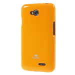 Чехол Mercury Goospery Jelly Case для LG L70 D325 (оранжевый, гелевый)