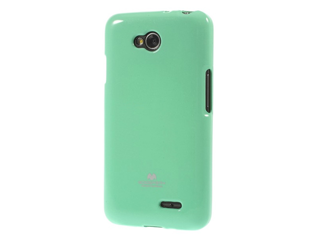 Чехол Mercury Goospery Jelly Case для LG L70 D325 (бирюзовый, гелевый)