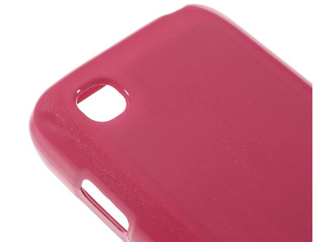 Чехол Mercury Goospery Jelly Case для LG L40 D160 (розовый, гелевый)