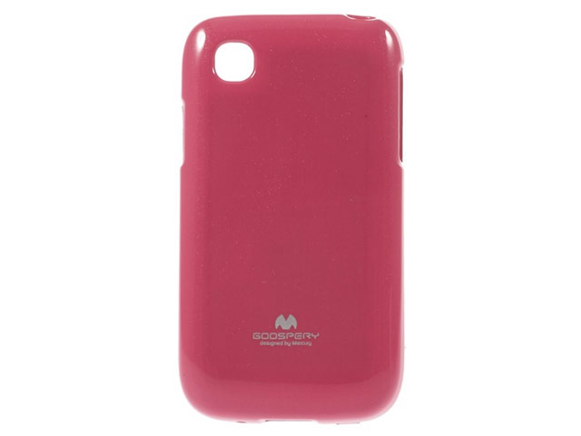 Чехол Mercury Goospery Jelly Case для LG L40 D160 (малиновый, гелевый)