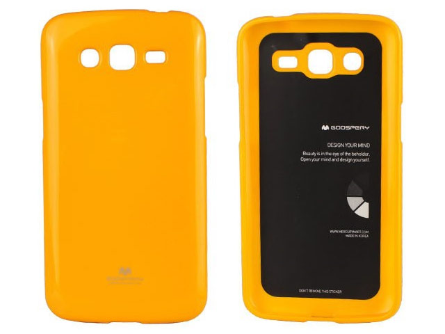 Чехол Mercury Goospery Jelly Case для Samsung Galaxy Grand 2 G7106 (оранжевый, гелевый)