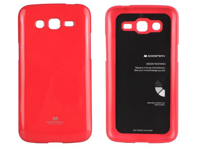 Чехол Mercury Goospery Jelly Case для Samsung Galaxy Grand 2 G7106 (малиновый, гелевый)