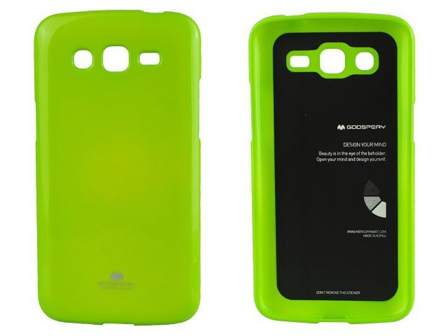 Чехол Mercury Goospery Jelly Case для Samsung Galaxy Grand 2 G7106 (зеленый, гелевый)