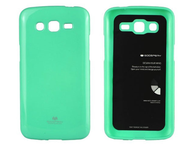 Чехол Mercury Goospery Jelly Case для Samsung Galaxy Grand 2 G7106 (бирюзовый, гелевый)