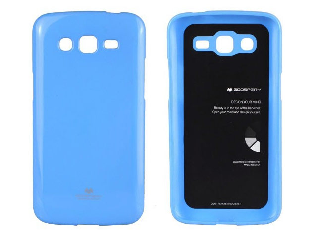 Чехол Mercury Goospery Jelly Case для Samsung Galaxy Grand 2 G7106 (голубой, гелевый)