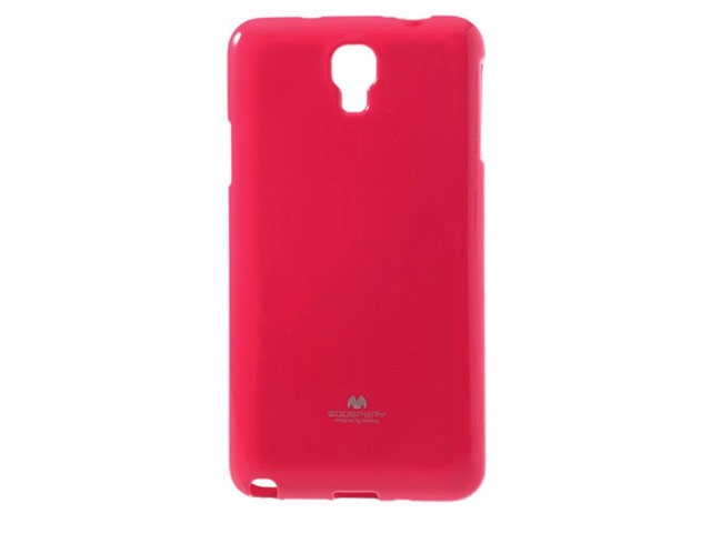 Чехол Mercury Goospery Jelly Case для Samsung Galaxy Note 3 Neo N7505 (малиновый, гелевый)