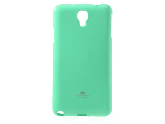 Чехол Mercury Goospery Jelly Case для Samsung Galaxy Note 3 Neo N7505 (бирюзовый, гелевый)