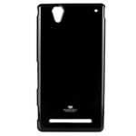 Чехол Mercury Goospery Jelly Case для Sony Xperia T2 Ultra XM50h (черный, гелевый)