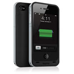 Чехол с батареей mophie juice pack air для iPhone 4 (черный)