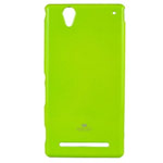 Чехол Mercury Goospery Jelly Case для Sony Xperia T2 Ultra XM50h (зеленый, гелевый)
