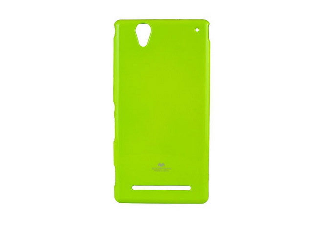 Чехол Mercury Goospery Jelly Case для Sony Xperia T2 Ultra XM50h (зеленый, гелевый)