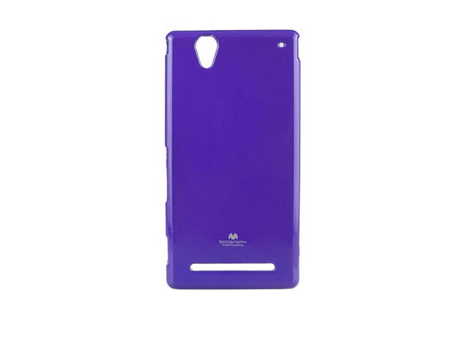 Чехол Mercury Goospery Jelly Case для Sony Xperia T2 Ultra XM50h (фиолетовый, гелевый)