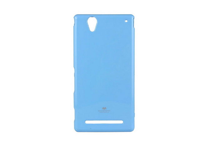Чехол Mercury Goospery Jelly Case для Sony Xperia T2 Ultra XM50h (голубой, гелевый)