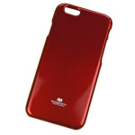 Чехол Mercury Goospery Jelly Case для Apple iPhone 6 (красный, гелевый)