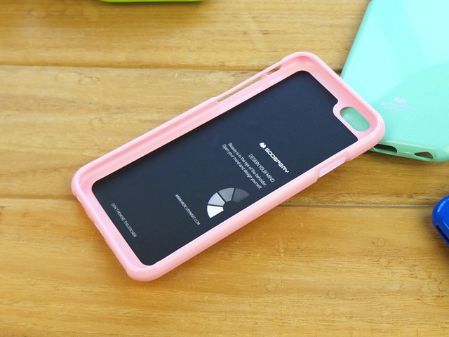 Чехол Mercury Goospery Jelly Case для Apple iPhone 6 (розовый, гелевый)