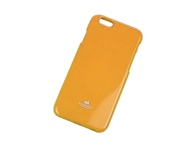 Чехол Mercury Goospery Jelly Case для Apple iPhone 6 (оранжевый, гелевый)
