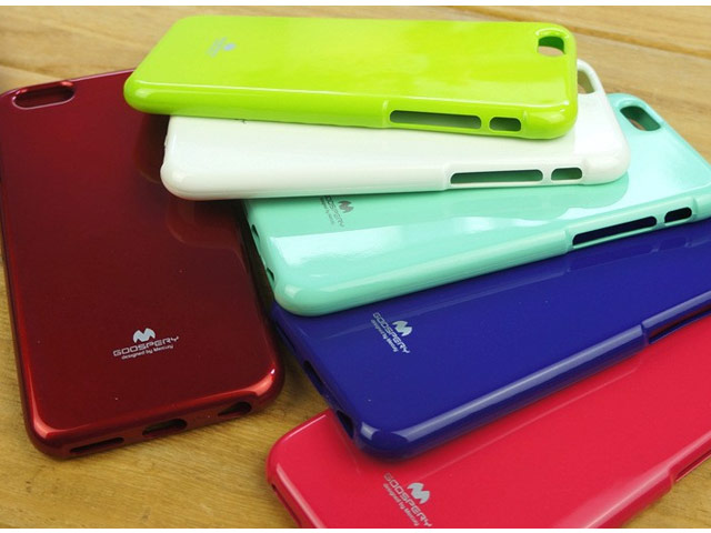 Чехол Mercury Goospery Jelly Case для Apple iPhone 6 (оранжевый, гелевый)