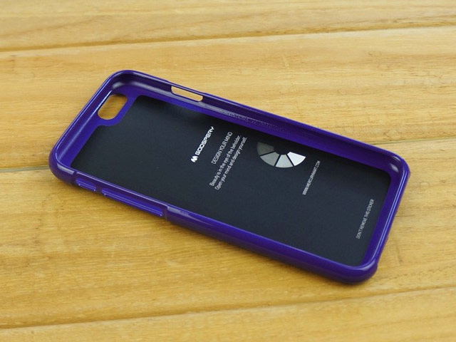 Чехол Mercury Goospery Jelly Case для Apple iPhone 6 (фиолетовый, гелевый)