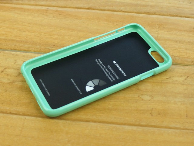 Чехол Mercury Goospery Jelly Case для Apple iPhone 6 (бирюзовый, гелевый)