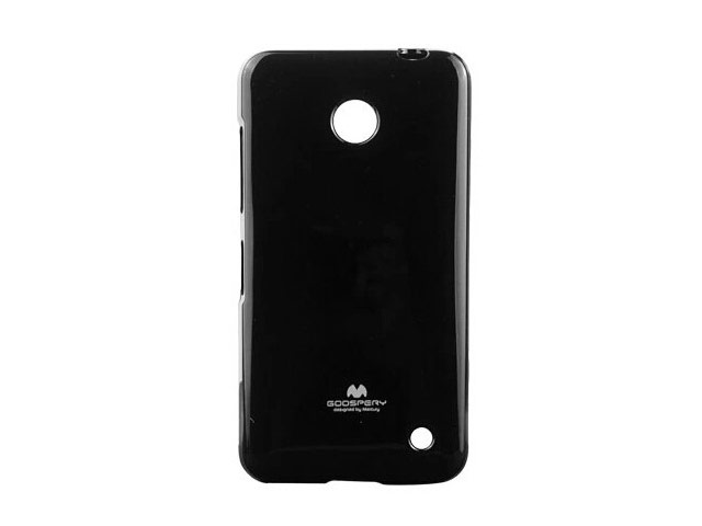 Чехол Mercury Goospery Jelly Case для Nokia Lumia 630 (черный, гелевый)