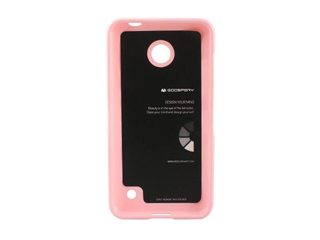 Чехол Mercury Goospery Jelly Case для Nokia Lumia 630 (розовый, гелевый)