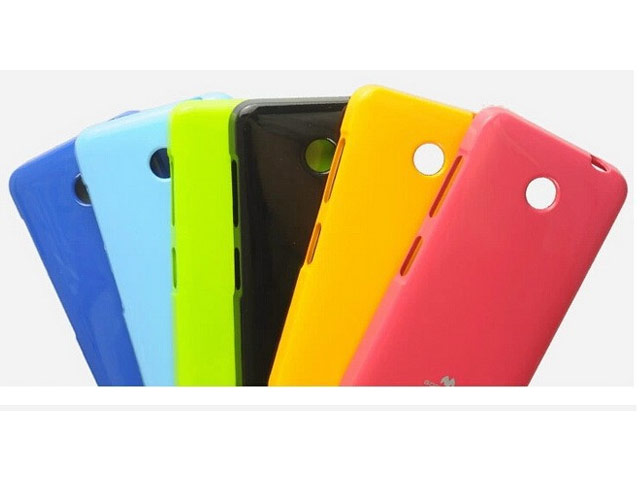 Чехол Mercury Goospery Jelly Case для Nokia Lumia 630 (розовый, гелевый)