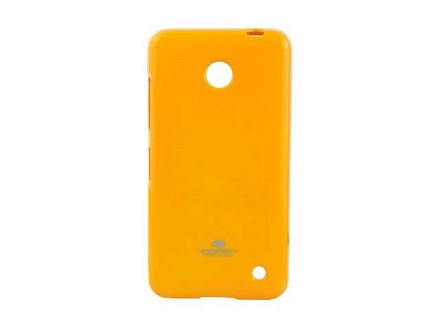Чехол Mercury Goospery Jelly Case для Nokia Lumia 630 (оранжевый, гелевый)