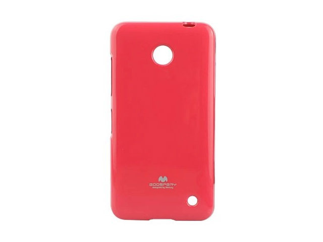 Чехол Mercury Goospery Jelly Case для Nokia Lumia 630 (малиновый, гелевый)