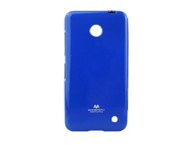 Чехол Mercury Goospery Jelly Case для Nokia Lumia 630 (синий, гелевый)