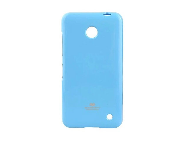 Чехол Mercury Goospery Jelly Case для Nokia Lumia 630 (голубой, гелевый)