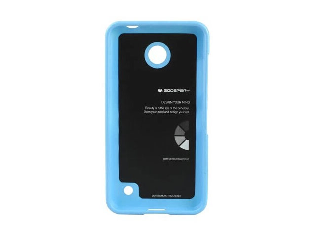 Чехол Mercury Goospery Jelly Case для Nokia Lumia 630 (голубой, гелевый)