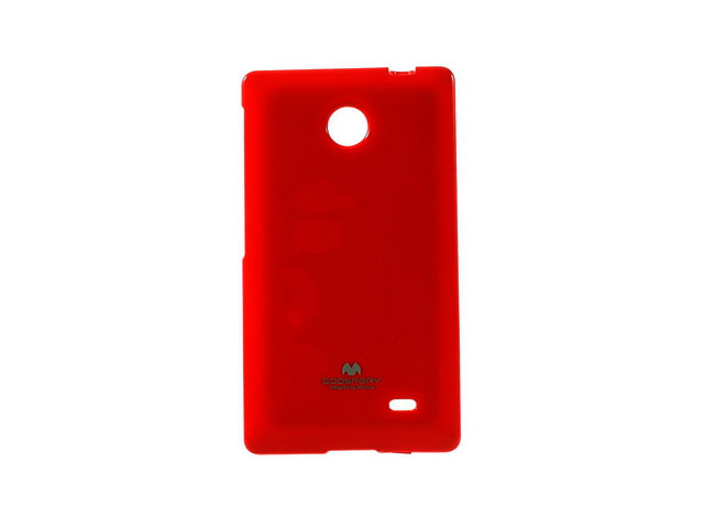 Чехол Mercury Goospery Jelly Case для Nokia X (красный, гелевый)