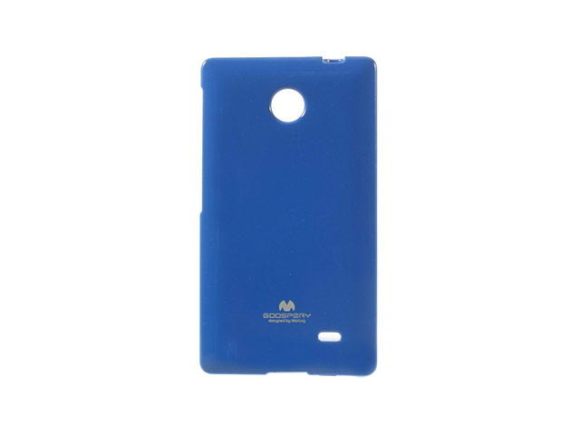 Чехол Mercury Goospery Jelly Case для Nokia X (синий, гелевый)