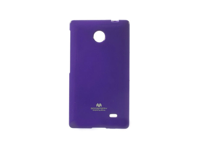 Чехол Mercury Goospery Jelly Case для Nokia X (фиолетовый, гелевый)