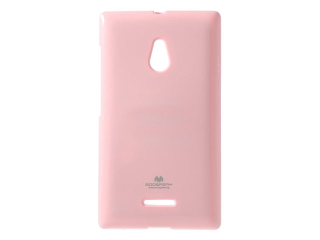 Чехол Mercury Goospery Jelly Case для Nokia XL (розовый, гелевый)