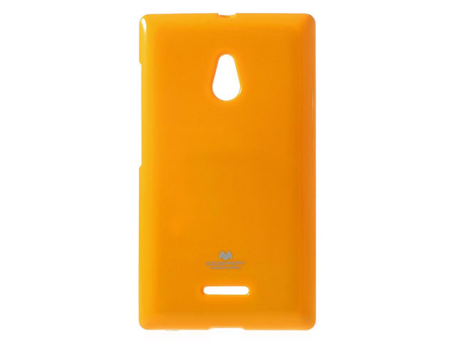 Чехол Mercury Goospery Jelly Case для Nokia XL (оранжевый, гелевый)