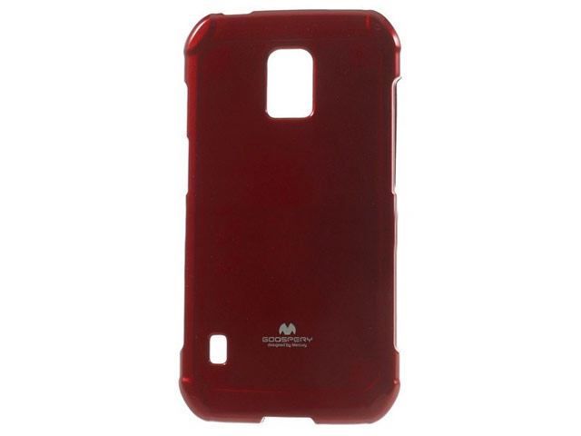 Чехол Mercury Goospery Jelly Case для Samsung Galaxy S5 Active SM-G870 (красный, гелевый)