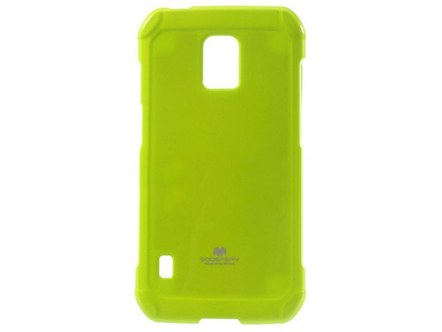 Чехол Mercury Goospery Jelly Case для Samsung Galaxy S5 Active SM-G870 (зеленый, гелевый)
