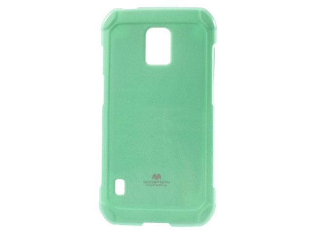 Чехол Mercury Goospery Jelly Case для Samsung Galaxy S5 Active SM-G870 (бирюзовый, гелевый)